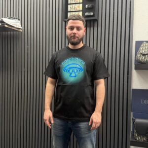 CASABLANCA T-SHIRT ZWART